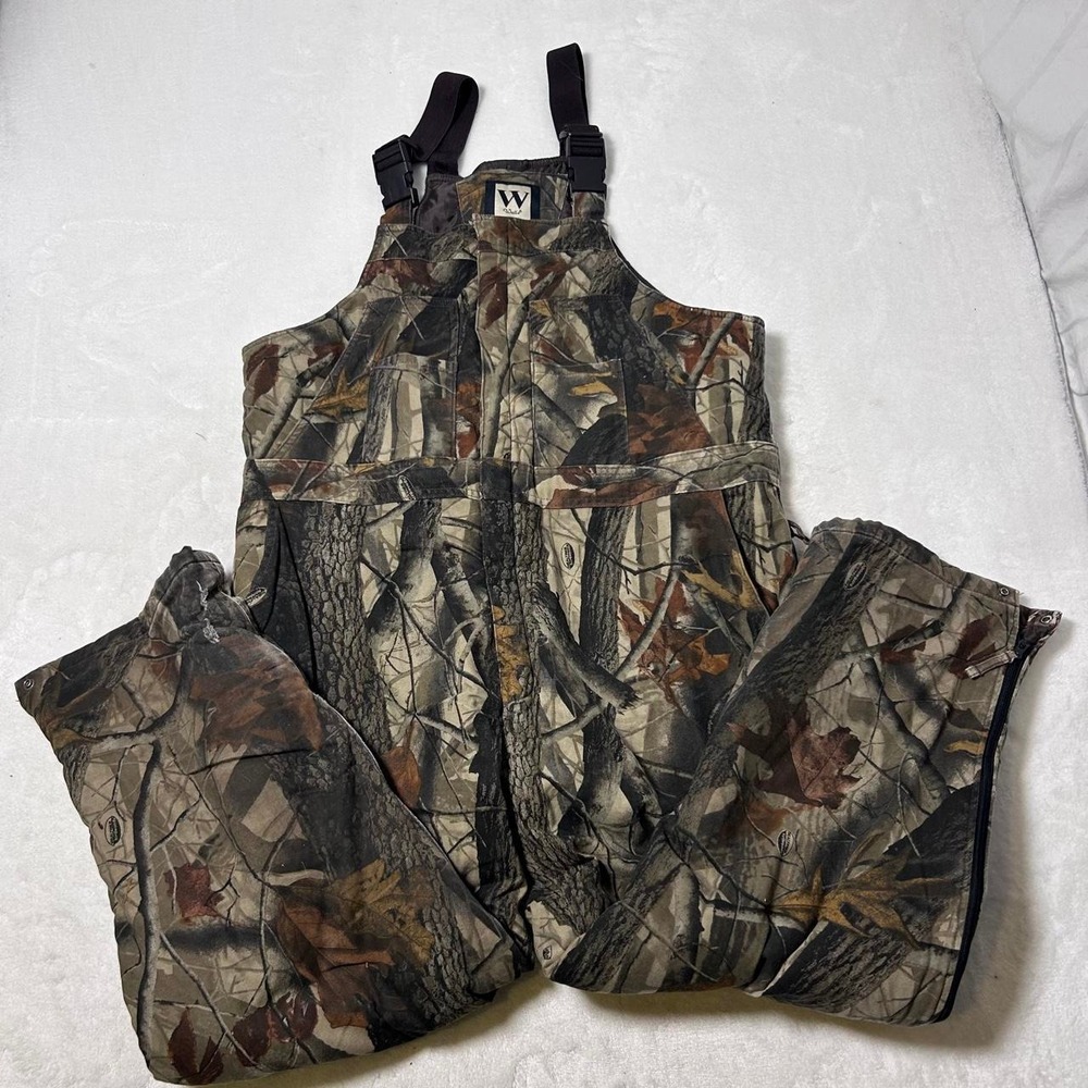 Walls Camo Overalls real tree hardwoods Large